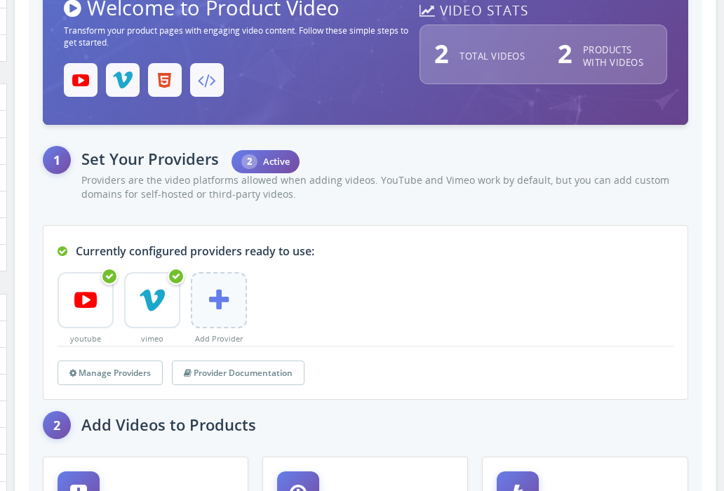 Product Video — Generate Placeholder Images tool for products without assigned videos