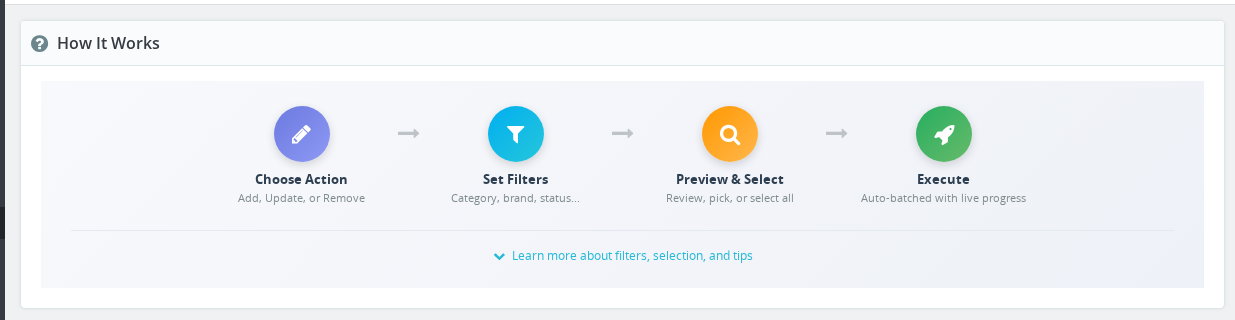 Product Video — Mass Video Management tool for bulk video operations across products