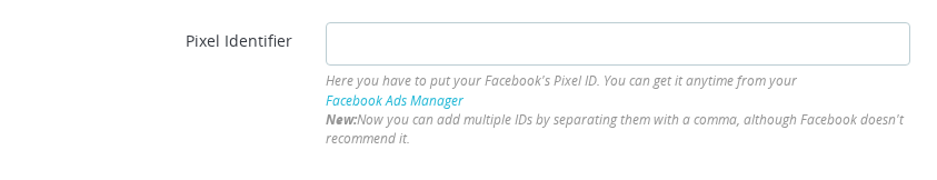 Pixel Plus module configuration — Pixel ID and Conversions API setup sections
